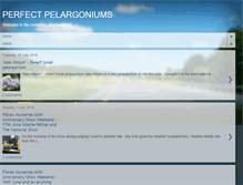 Tablet Screenshot of perfect-pelargoniums.com